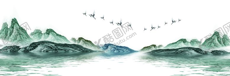 编号：98760409272058183069【酷图网】源文件下载-水墨山水画