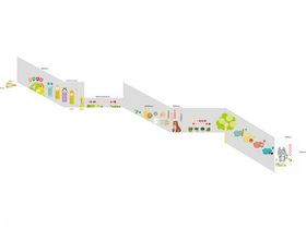 儿科医院楼梯文化墙