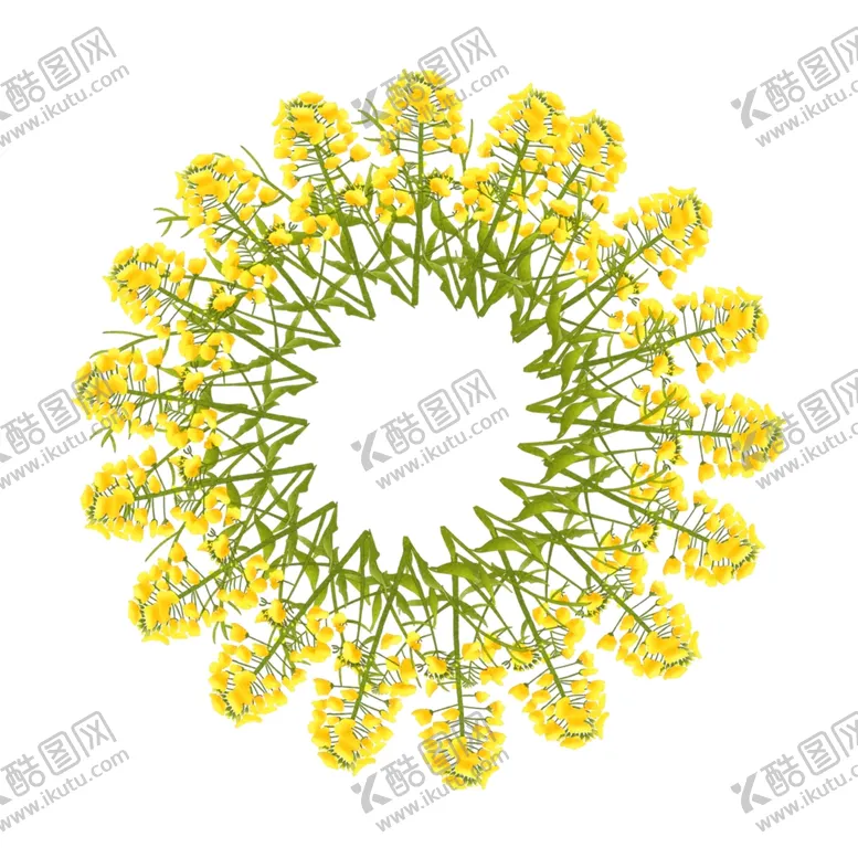 编号：71214404161108104923【酷图网】源文件下载-卡通油菜花元素