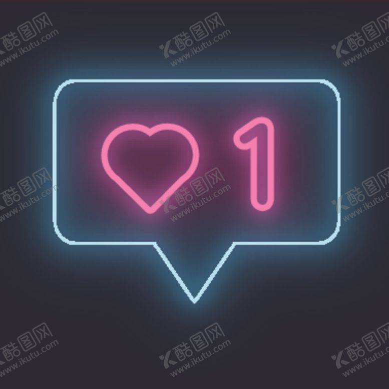 编号：45585006290803431092【酷图网】源文件下载-霓虹灯发光创意图案