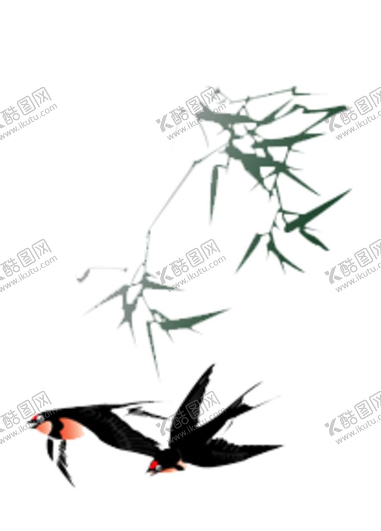 编号：42588604271842493009【酷图网】源文件下载-水墨竹子