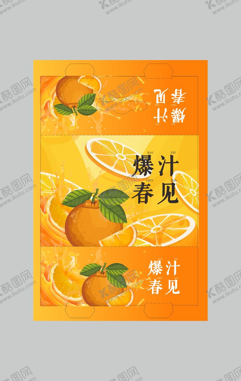 编号：59757602281318501191【酷图网】源文件下载-橙子包装设计