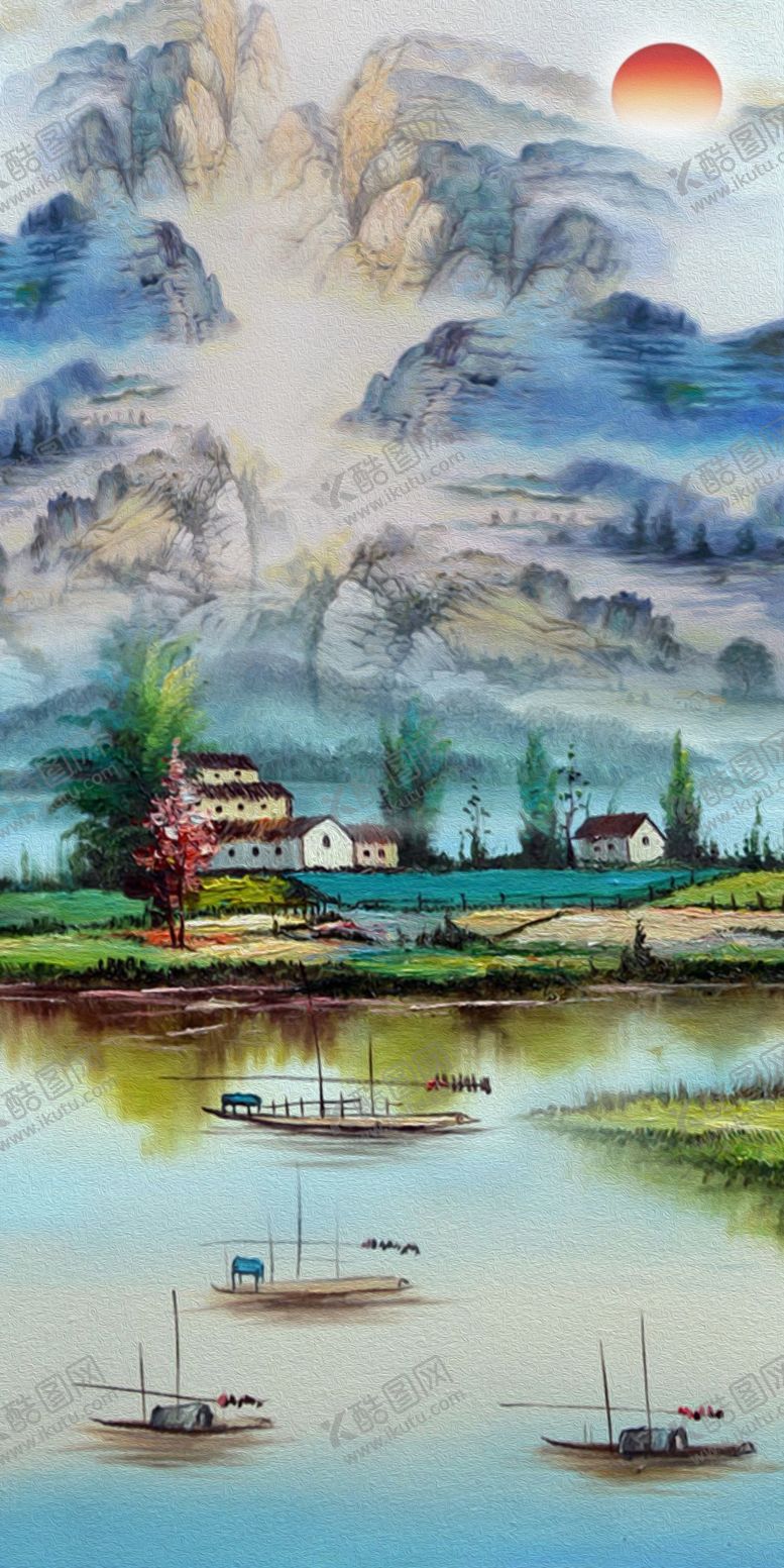 编号：54388709192010071813【酷图网】源文件下载-国画山水