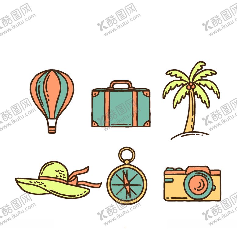 编号：12722410040645588710【酷图网】源文件下载-旅行元素