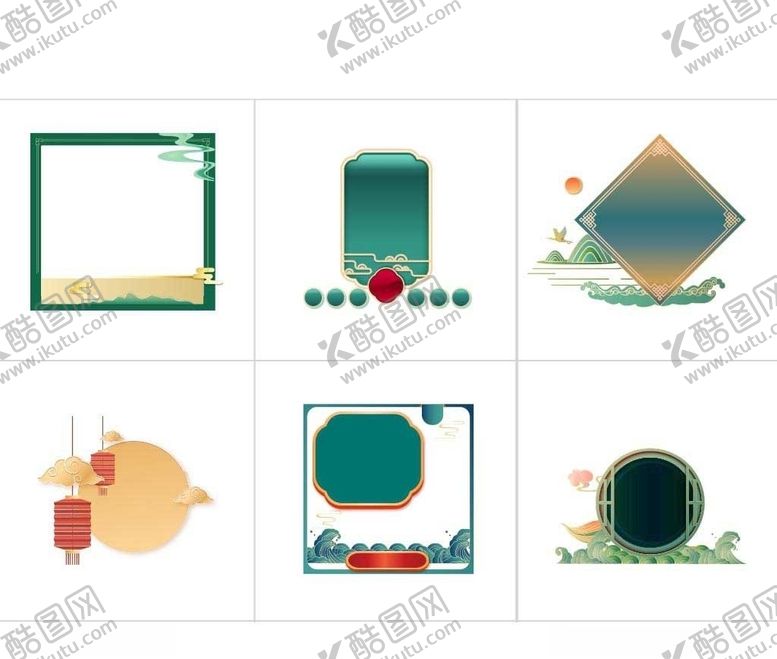 编号：92519104261652179952【酷图网】源文件下载-古典底纹边框
