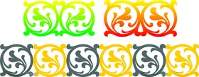 文化墙元素中国花纹雕刻回纹边框雕刻造型