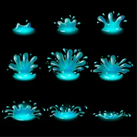 水相关花滴元素