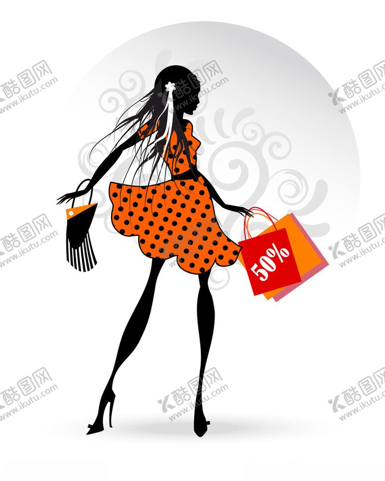 编号：86222403081523452888【酷图网】源文件下载-购物女人
