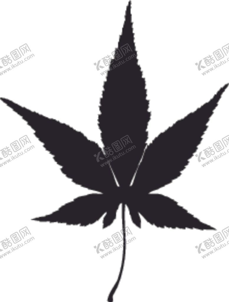 编号：30819510032227385068【酷图网】源文件下载-植物系列掌形树叶