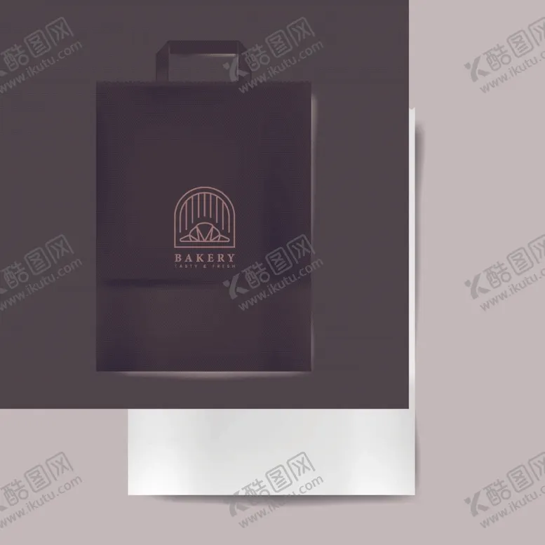 编号：77270512050312168935【酷图网】源文件下载-白牛皮纸环保袋样机