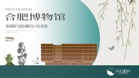 合肥地标建筑展板