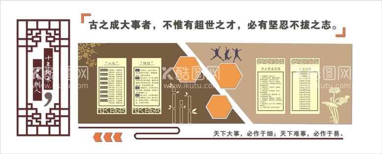 编号：30798210010844432307【酷图网】源文件下载-校园学生文化墙