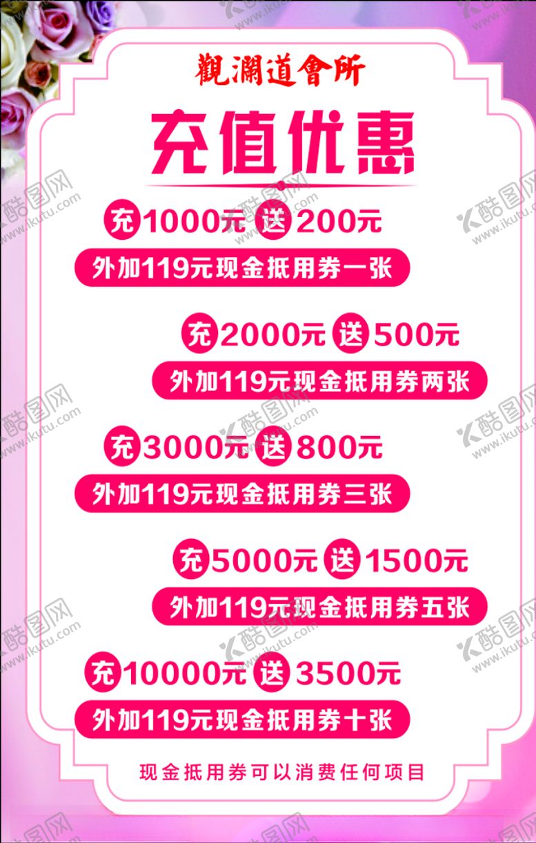 编号：53337505150417361061【酷图网】源文件下载-充值优惠单