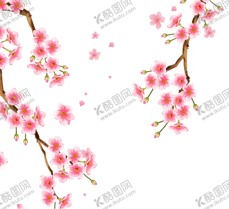 编号：48726102031321069150【酷图网】源文件下载-梅花桃花PNG 