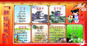 中学弘扬五四青年节朗读幕布