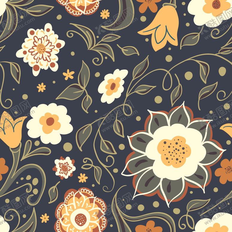 编号：31138409211043451363【酷图网】源文件下载-植物花纹