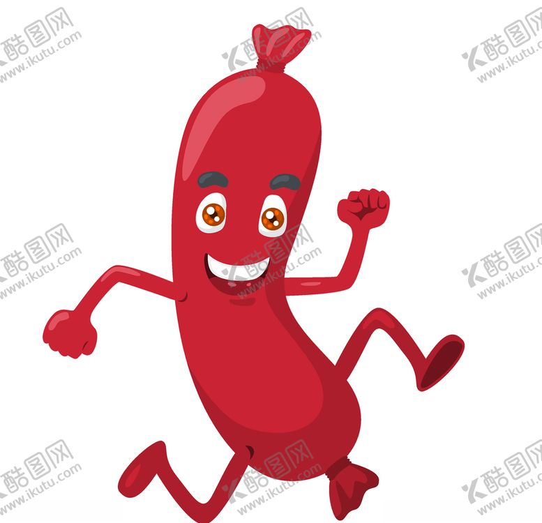 编号：42302805032221172340【酷图网】源文件下载-火腿插画