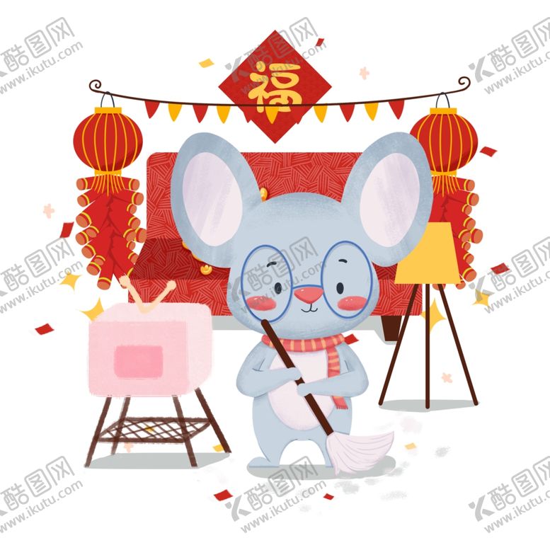 编号：94033607132122286884【酷图网】源文件下载-鼠年素材