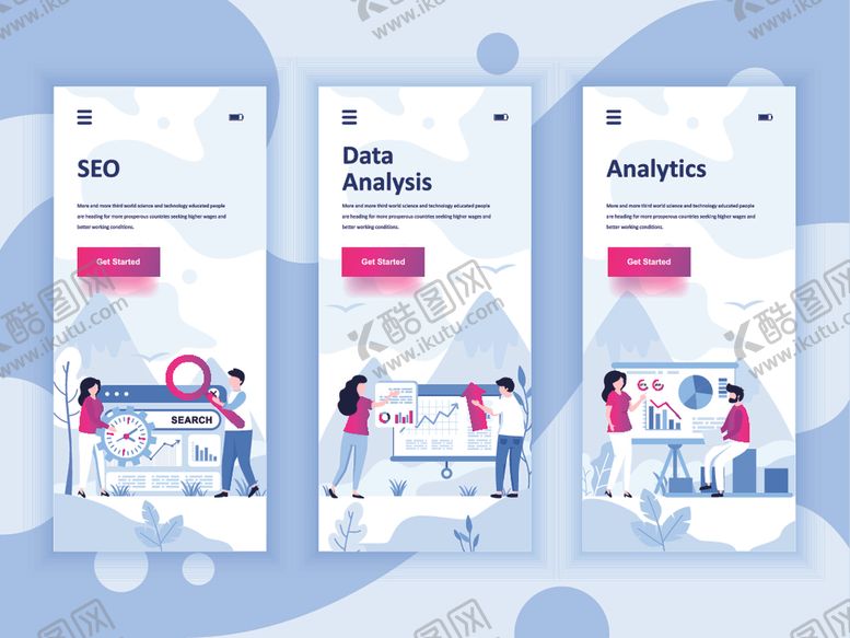 编号：71408410062010568012【酷图网】源文件下载-时尚3D立体插画海报