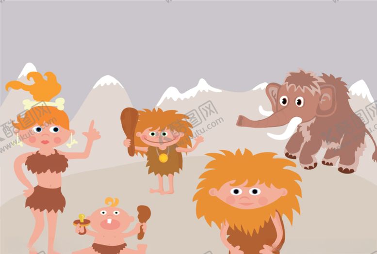 编号：20343509210802049728【酷图网】源文件下载-疯狂原始人插图