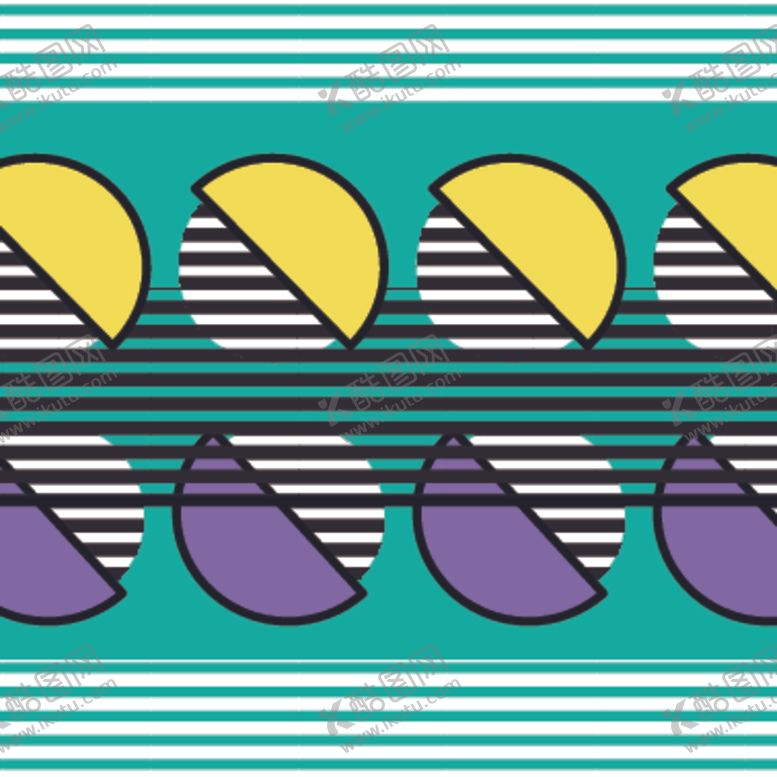 编号：52464710071900334326【酷图网】源文件下载-复古创意拼接图案