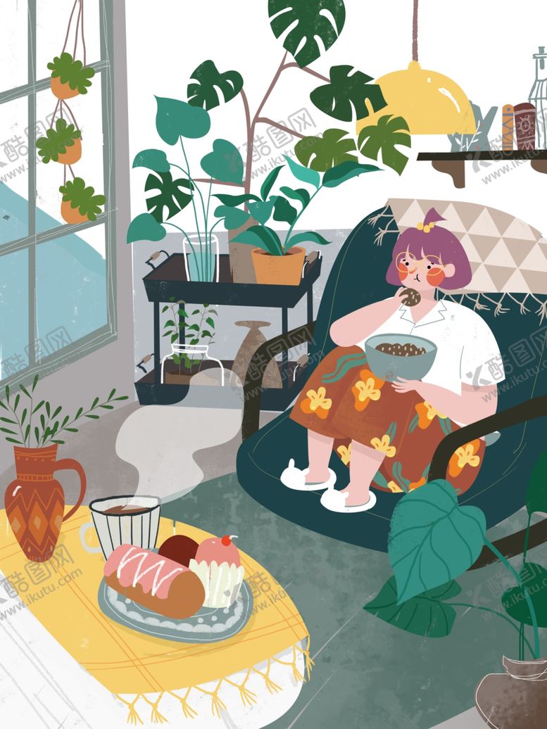 编号：53185506270047197004【酷图网】源文件下载-创意卡通插画图案