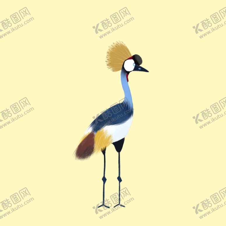 编号：95430501261851586800【酷图网】源文件下载-动物灰冠鹤