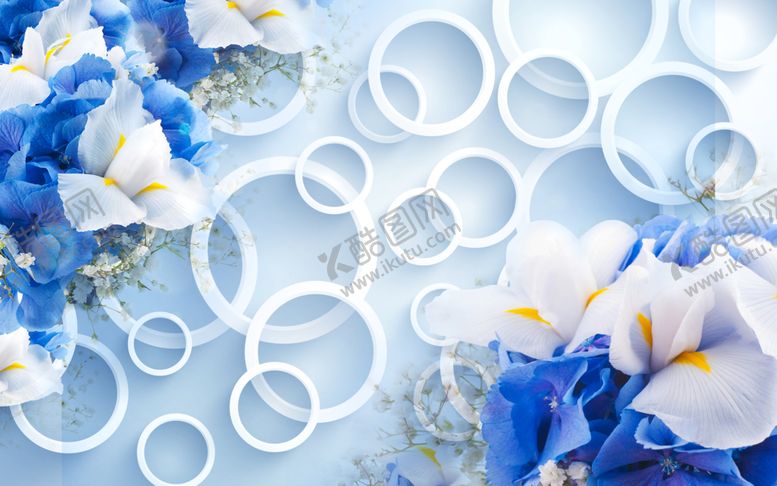 编号：20032110021739416876【酷图网】源文件下载-简约圆圈3d图片