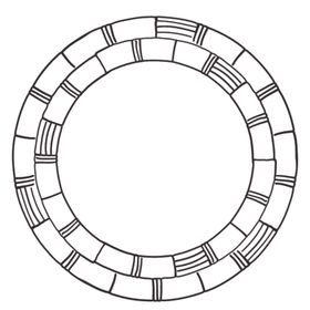 简笔绘画圆圈图案