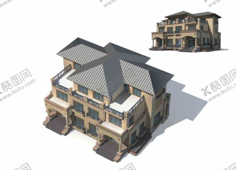 编号：58317509241330324278【酷图网】源文件下载-别墅