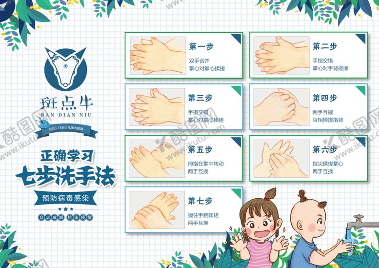 编号：47216107040838574409【酷图网】源文件下载-七部洗手法