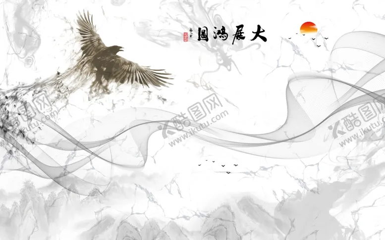 编号：21236906301538166046【酷图网】源文件下载-石纹山水背景墙