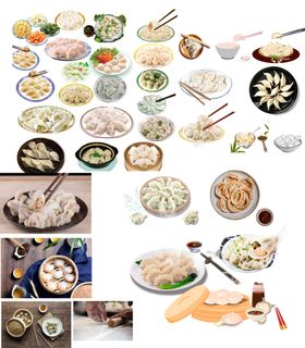 卡通水饺素材