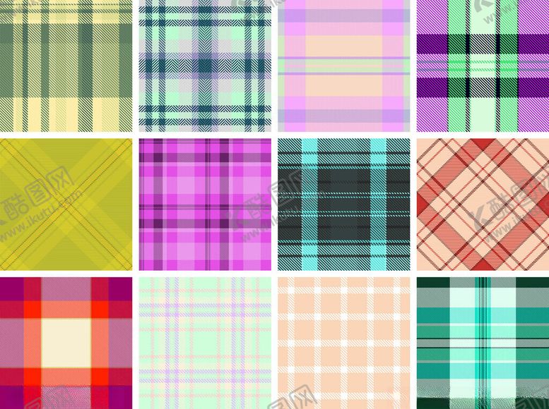 编号：70294311150014135640【酷图网】源文件下载-格子花纹图案