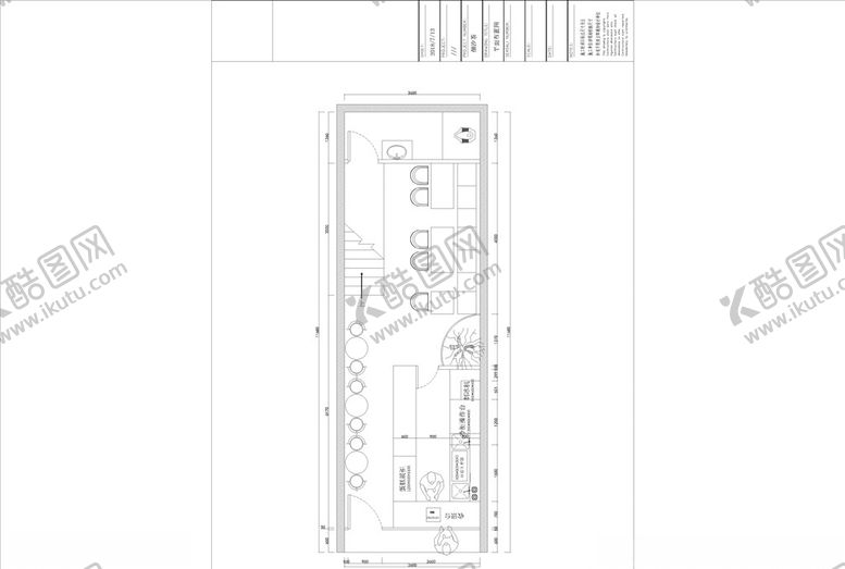 编号：30135506240731384022【酷图网】源文件下载-小吃店平面图
