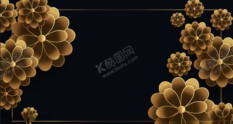 编号：78962510081617277287【酷图网】源文件下载-抽象华丽花朵