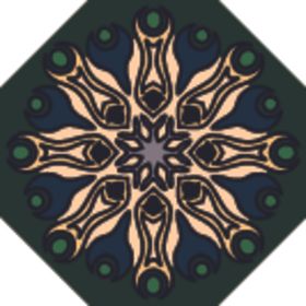 古典少数民族花纹底纹矢量几何背景瓷砖图案