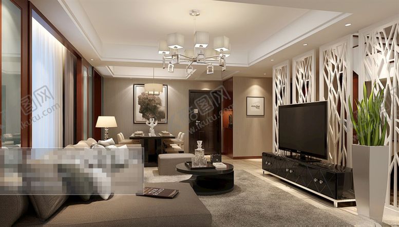 编号：63777909190008581969【酷图网】源文件下载-客厅效果