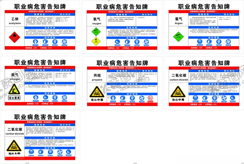 编号：44577612150927351023【酷图网】源文件下载-职业病危害告知牌