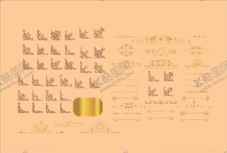 编号：86108110300420425627【酷图网】源文件下载-各种花边