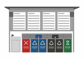 垃圾分类投放点宣传栏