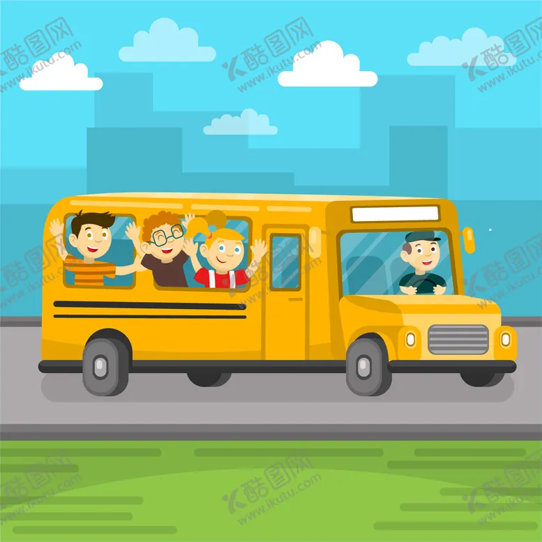 编号：69145210061943197593【酷图网】源文件下载-校车 