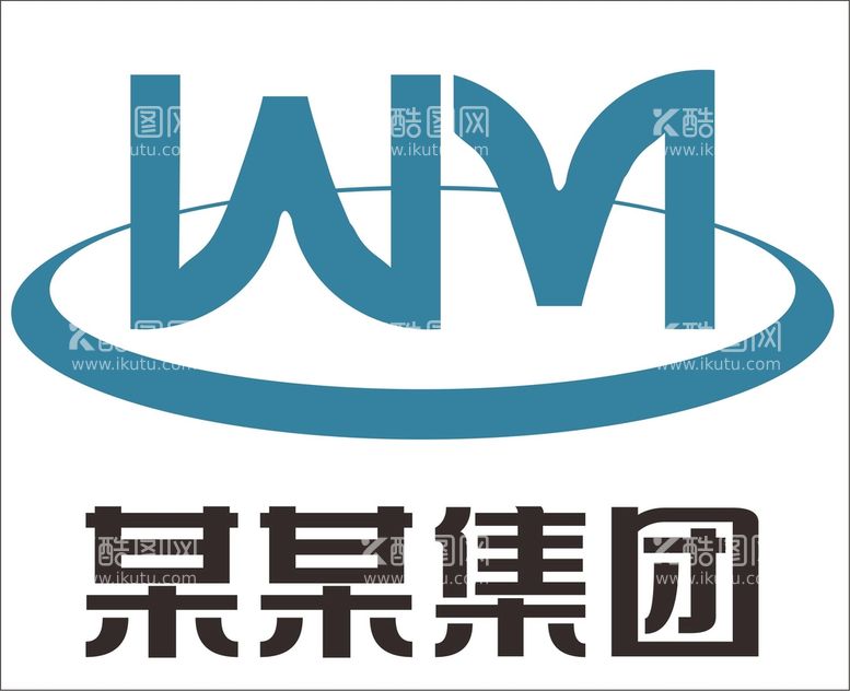 编号：48035210111402190419【酷图网】源文件下载-wm字母logo