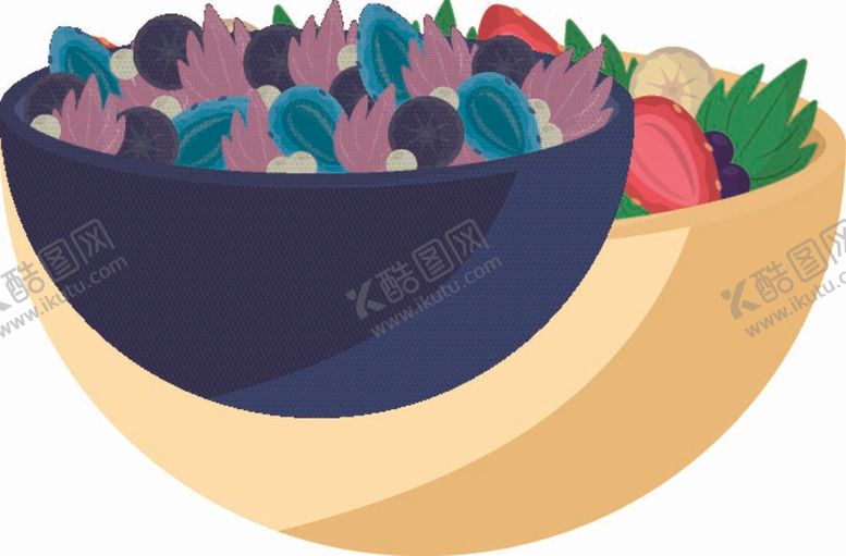 编号：76821309122159235461【酷图网】源文件下载-彩色简约色拉图案