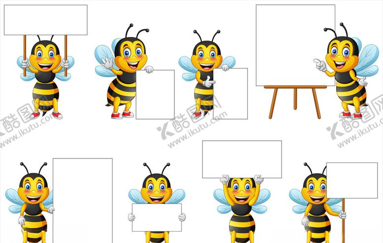 编号：40680309260904398424【酷图网】源文件下载-卡通蜜蜂