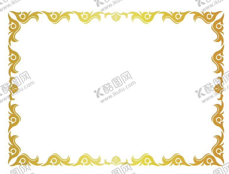 中式边框素材古典传统花纹手绘
