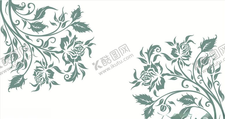 编号：96160409170408319427【酷图网】源文件下载-硅藻泥刻花花纹线条矢量