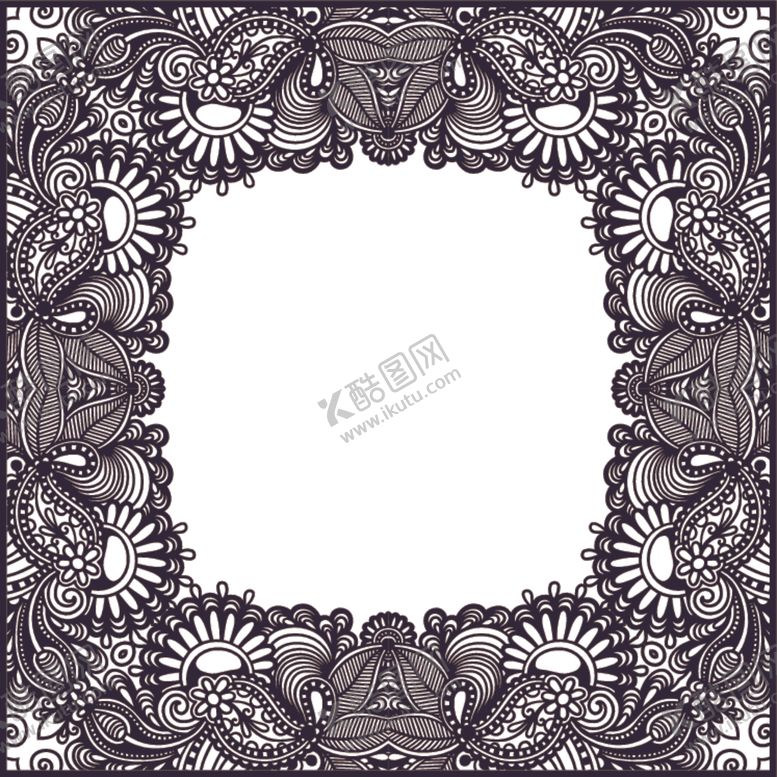 编号：19648210050129077091【酷图网】源文件下载-蕾丝花边花纹图案