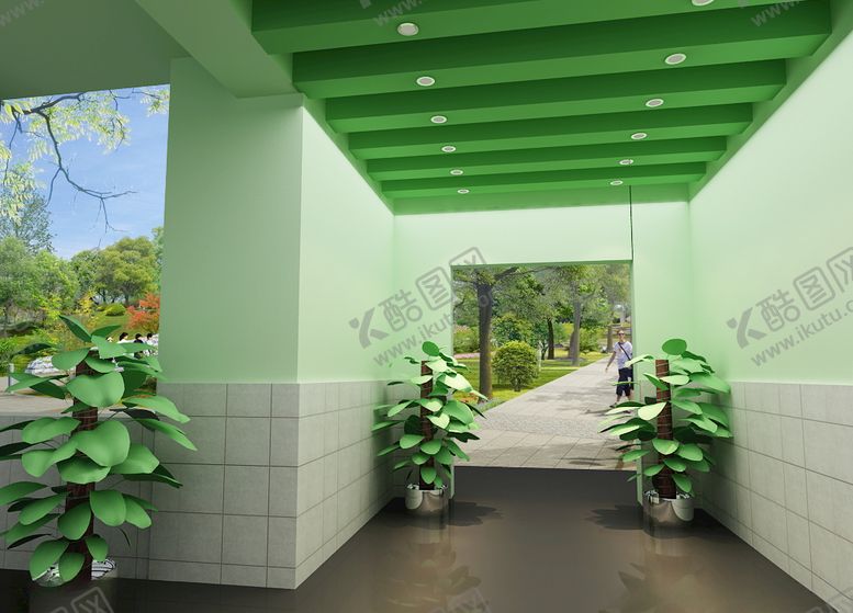 编号：37830910101257111604【酷图网】源文件下载-学校通道效果