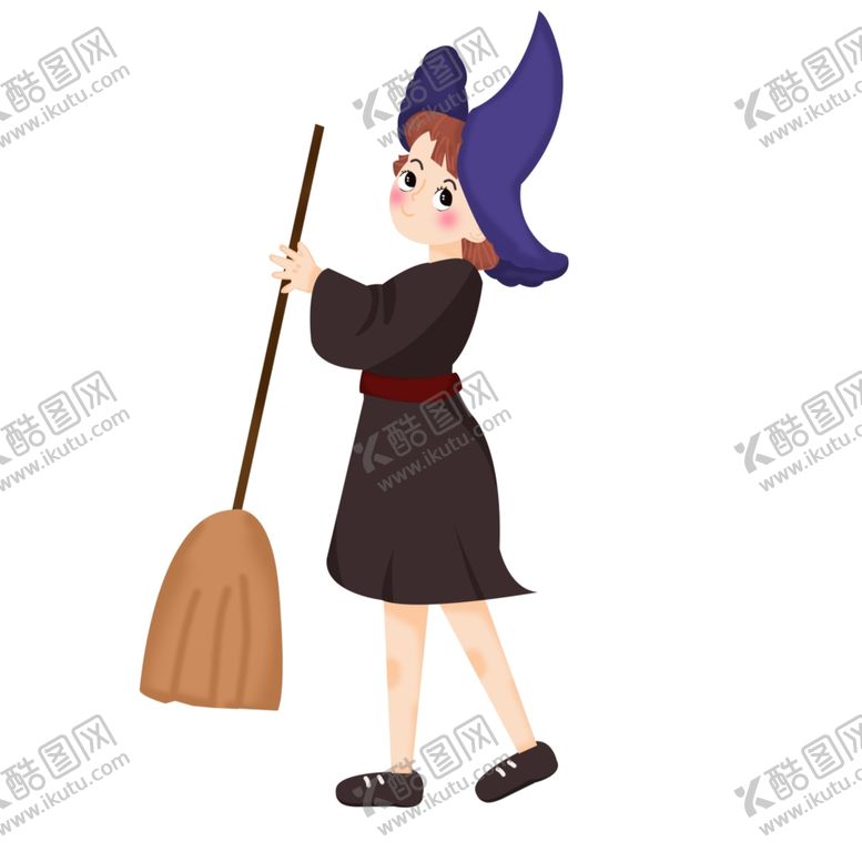 编号：39971401130217381934【酷图网】源文件下载-万圣节女巫